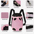 FEimaX Dog Carrier Backpack, Adjustable Hands-Free Travel Bag for Small Medium Dogs and Cats (Small, Pink)