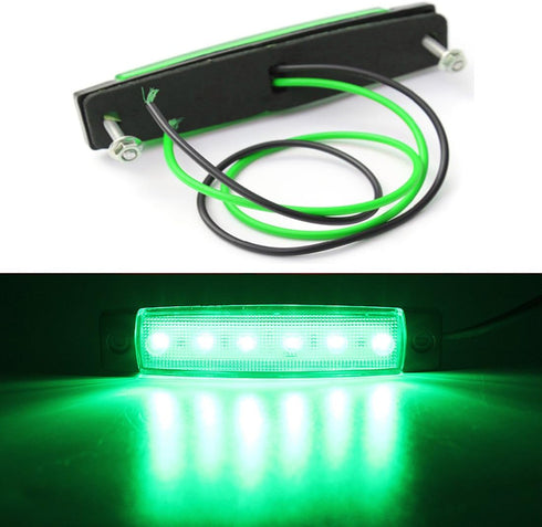 Navigation Lights, LED Stern and Marine Strip Lights for Boat Bow, Kayak, DC 12V, 2PCS (Red and Green)