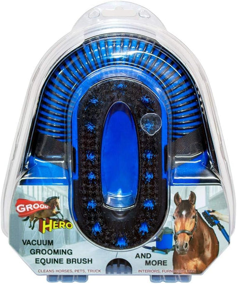Vacuum Brush Kit for Horse Grooming, Cleaning Furniture, Carpets, and Auto Interiors for All Pets