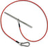 Fish Stringer for Spearfishing - Coated Stainless Steel Cable with Heavy Duty Carabiner