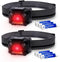 KunHe 2 Pack Red Light LED Headlamps, Bright Head Lamp for Adults, Night Vision and Outdoor Camping