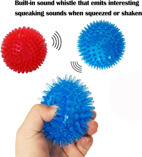 Dog Chew Toys, 5 Pack Fun and Teeth Cleaning Toys for Medium to Small Dogs