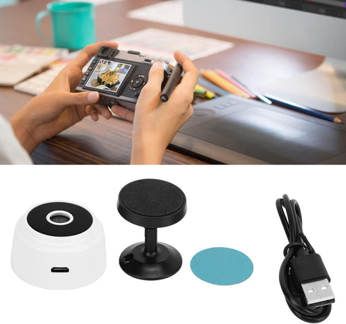 Serounder 1080P 128GB Security Camera, Indoor Outdoor Home Camera with Magnetic Cover for Baby Pet Monitoring, Supports