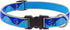 Lupine Reflective Dog Collar - 3/4" Wide Blue Paws, Adjustable from 13" to 22"