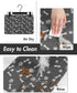 Absorbent Pet Feeding Mat for Dogs - Quick Dry Food and Water Mat, No Stains Dog Placemat for Messy Drinkers 12"X19"