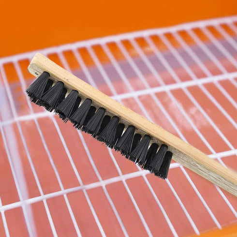 3PCS Bird Cage Cleaning Brush with Long Handle for Parrots
