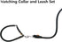 Braided Rope Dog Leash, 6FT Traction Walking Training Lead for Small/Medium Dogs, 1/3" Black