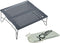 iClimb Mini Solo Folding Table, Ultralight Compact for Backpacking Camping Hiking Beach Picnic (Gunmetal, Mini)