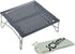 iClimb Mini Solo Folding Table, Ultralight Compact for Backpacking Camping Hiking Beach Picnic (Gunmetal, Mini)
