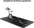 Large Fitness Mat for Home Gym, Rubber Workout Mat, Cardio, Treadmill, Exercise Bike, Yoga, Weightlifting