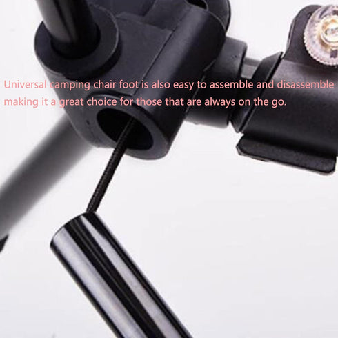 RAFZEG Universal Camping Chair Foot Rest, Folding Attachable Footrest Leg Rest Outdoor Folding Chair for Outdoor