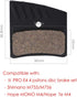 JFOYH 2 Pairs/4 Pairs Multi-metallic Copper Base Pad with Cooling Fins fit for ? RPO E4/M4, Shimano M755/M756, HOPE MONO M4, HOPE te M4 Disc Brake System by JFOYH