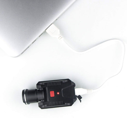 FISHNU 500 Lumens Clip-on Hat Light, USB Rechargeable Led Cap Light with Aluminum Alloy Zoomable Head