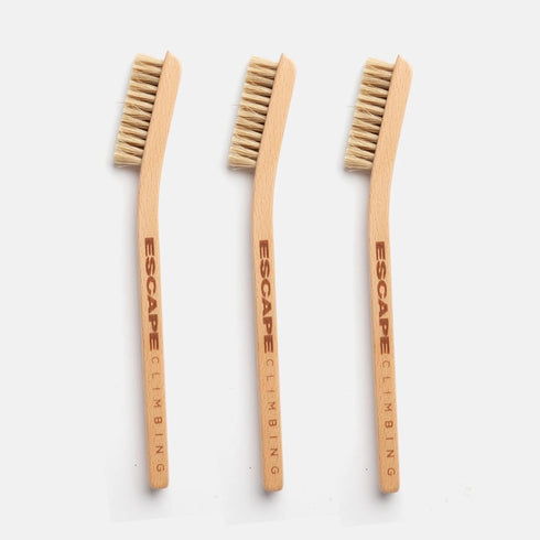 Escape Climbing Boars Hair Brush 3 Pack | Durable Cleaning Tool Designed for Rock