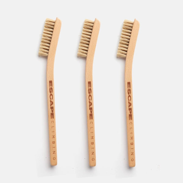 Escape Climbing Boars Hair Brush 3 Pack | Durable Cleaning Tool Designed for Rock