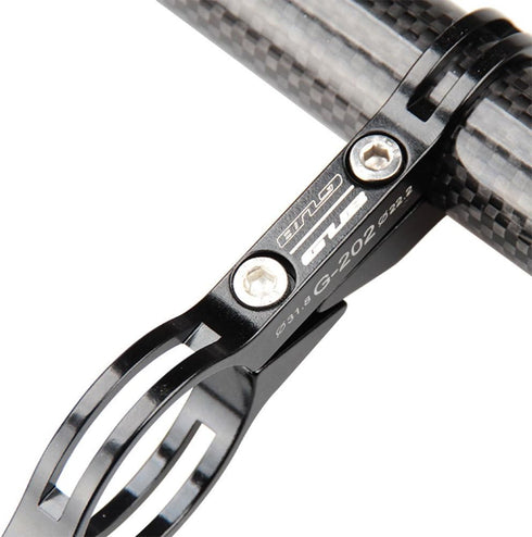 GUB 31.8MM Double Clamp Carbon Fiber Super Long Bike Handlebar Extender Mount Bracket Stand