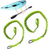 Paddle Leash Kayak Holder Tool Lanyard - 2 Pack Stretchable Paddle Strap with Carabiner for Kayak