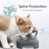 Stainless Steel Cat Food Bowl - 15-Angle Ergonomic Design Reduces Vomiting