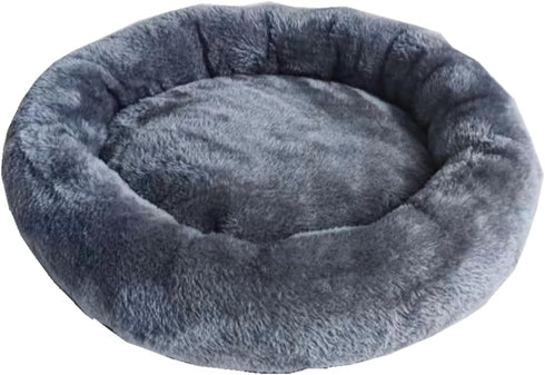Cat Tree Tower Accessories Replacement Parts, Round Top Cushion Cover Bed for Cat Perch with Elastic Band (11.8", Grey)
