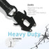 Heavy Duty Tactical Dog Leash for Large Dogs, 4-6 Foot Reflective Bungee with Two Padded Traffic Handles