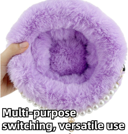 Copfeu Sugar Glider Carrier Cage with Warm Nest, Cushion, Mat and Safe Lock, Portable Cages with Chain, Small Animals
