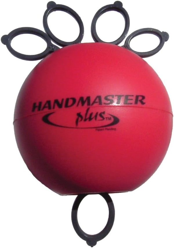 Physical Therapy Hand Exerciser - Forearm Exerciser with Stress Relief Ball, Medium Tension, Red