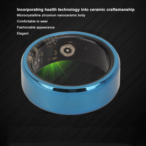 Yunseity Smart Ring Health, IP68 Waterproof Sleep Quality Monitoring Fitness Tracker, Universal Ring for iOS and Android