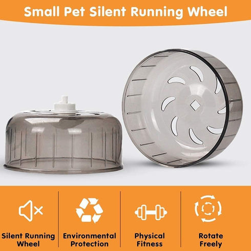 Silent Hamster Exercise Wheels - 5.2 inches Hamster Toys, Small Pet Running Toy Ball for Gerbils, Mice, Rat, Guinea Pig