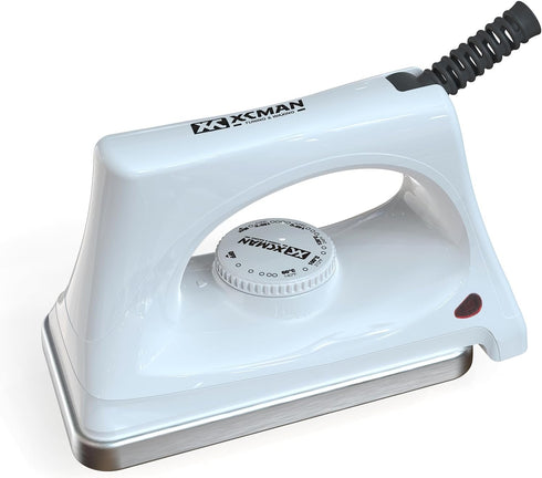 XCMAN Ski Snowboard Waxing Iron 120V 800W, Dimpled Base Plate, High Temperature Control Accuracy