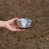 (Silver-Ti1177T) Boundless Voyage Titanium Double Walled Salad and Rice Bowls Soup Oatmeal Yogurt Serving Bowl