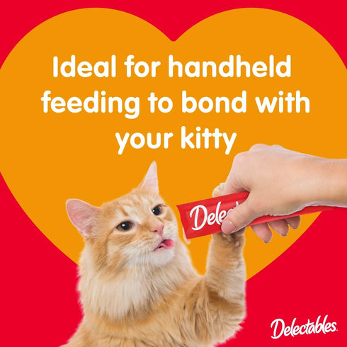 Hartz Delectables Squeeze Up Variety Packs, Interactive Lickable Wet Cat Treats, 20 Count