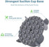 Jaoul Slow Feeder Dog Bowls Large Breed Insert, X-Large 7 Inch Cuttable Insert with 32 Suction Cups for Medium Large