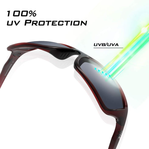 KastKing Alanta Polarized Sport Sunglasses for Men and Women, Ideal for Driving, Fishing, Cycling, Running, UV