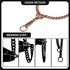 JYHY Stainless Steel P Chock Metal Chain Dog Necklace Collar, Walking Training Supplies for Small Medium Large Dogs