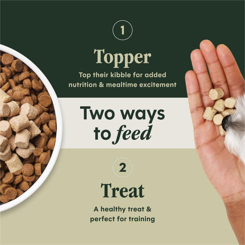 6 oz. Instinct RawBoost Mixers, Freeze Dried Dog Food Topper, Grain-Free Recipe - All Natural Beef, Bag