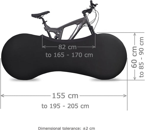 Stretchy Bike Wheel Cover, High Elastic Anti-dust Washable Bicycle Protection Storage Bag for Outdoor Indoor