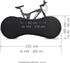 Stretchy Bike Wheel Cover, High Elastic Anti-dust Washable Bicycle Protection Storage Bag for Outdoor Indoor