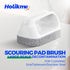 7 Pack Set, Holikme Deep Cleaning Brush Scrub Pads with Scraper Tip for Pool Walls, Bathroom, Grout, Floor, Bike, Tub