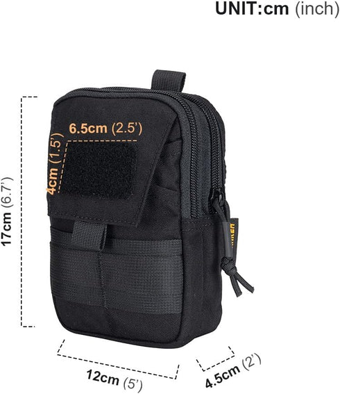 12Pro 12 11ProMax 8Plus 8 7 6 9 S9 EXCELLENT ELITE SPANKER Tactical Molle EDC Pouch Nylon Belt Waist Bag Camping Hiking