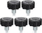 uxcell M18 Pull Pin Spring Knob Replacement Parts, Black 5Pcs for Fitness Exercise Bike