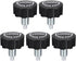 uxcell M18 Pull Pin Spring Knob Replacement Parts, Black 5Pcs for Fitness Exercise Bike