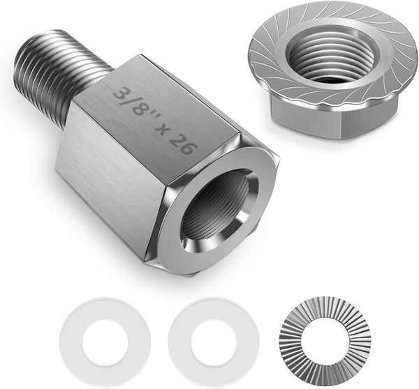 NICEDACK Bicycle Hub Hitch Adapter, Universal Axle Adapter for Thrust Axle, Bicycle Trailer Coupling Adapter