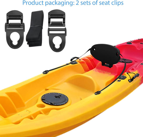 Kayak Seat Repair Kit, Clips, Hooks, and Nylon Webbing, Suitable for Lifetime Emotion Pack