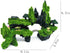 Tfwadmx Fish Tank Mountain View Decoration, Aquarium Stone Ornament Bridge with Moss Tree House