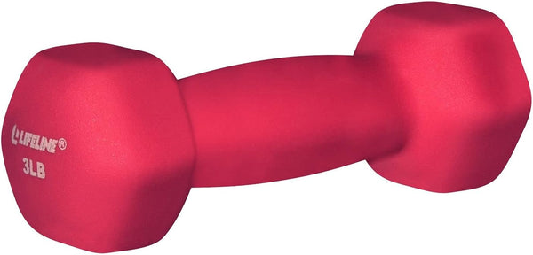Lifeline Fitness Neoprene Dumbbell Weights - Premium Quality Equipment for Home Gym - Multiple Weight Options by Lifeline