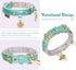 PetsHome Cat Collar, Dog Collar, Bling Rhinestones PU Leather Adjustable Pet Collar for Small Medium Dogs (Mint Green)
