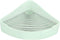 JUMPLAWN Triangle Ceramic Rabbit Litter Box Non-Slip Mat Portable Bunny Toilet for Guinea