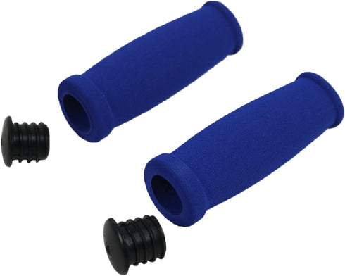 Kick Push Replacement Handle Grips for Razor Scooter - Blue Foam Grip