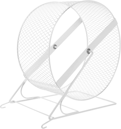 VOSAREA Silent Hamster Running Wheel with Iron Bracket, 8-inch Small Pet Exercise