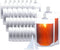 8&16OZ 30PCS Drink Pouches,Reusable Plastic Flask with Funnel for Drinking Liquid Beverage